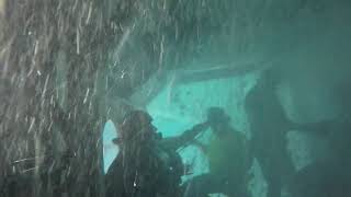 Marines participate in underwater egress training [upl. by Chemesh]