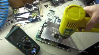 HP Pavilion DV9000 Series Laptop Display Repair  GPU BGA Reflow [upl. by Hanleigh224]