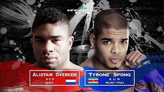 Alistair Overeem v Tyrone Spong [upl. by Ahtnicaj]