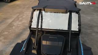 SAUTVS Display of Waterproof Rear Windshield Back Window for Polaris RZR XP 1000 XP4 1000 20142023 [upl. by Ainola]