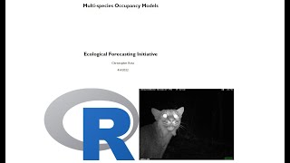 Statistical Methods Series MultiSpecies Species Interactions Occupancy Modeling [upl. by Mad595]