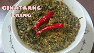 GINATAANG LAING RECIPE [upl. by Pernell]