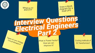 The most asked interview questions for Electrical Engineers  Part 2 [upl. by Amoeji500]