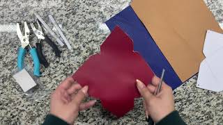 DIY Faux Leather Card Holder No Sew [upl. by Christopher]