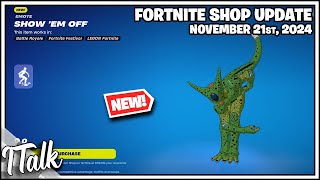 FREE EMOTE amp KICKS ARE HERE Fortnite Item Shop November 21st 2024 Fortnite Chapter 2 Remix [upl. by Orodoet]