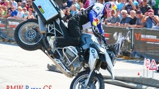 BMW R 1200 GS BMW Motorrad Days 2013 Chris Pfeiffer Stunt Riding GS 1200 R 1200 GS LC [upl. by Akimrej]