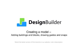 22 Creating a model  adding buildings and blocks drawing guides and snaps [upl. by Servais]