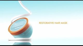 How To Moroccanoil Restorative Hair Mask [upl. by Atteynad840]