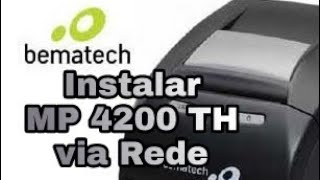 Instalar Impressora MP 4200 TH via REDE [upl. by Urbas]