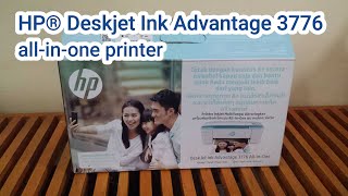 HP Deskjet Ink Advantage 3776 all in one printer  How to Install HP Deskjet Ink Advantage 3776 [upl. by Niraj813]