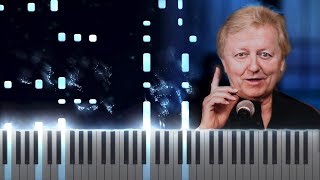 Václav Neckář  Půlnoční Piano Tutorial [upl. by Odnesor]