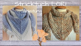 Stricktuch Lori aus Catania Flammé  Anleitung [upl. by Adriaens]