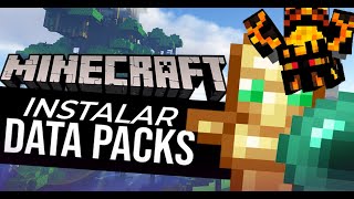 Como instalar DATAPACKS en MINECRAFT java [upl. by Best]