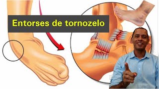 Torção de Tornozelo Tornozelo inchado o que fazer Como tratar [upl. by Oxley350]