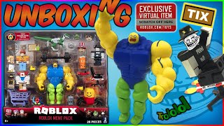 Roblox MEME Pack amp Code Item UNBOXING Buff Noob [upl. by Loriner429]