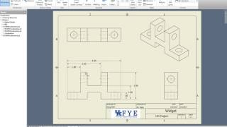 How to Make a Drawing File in Autodesk Inventor [upl. by Sorilda]