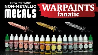 Warpaints Fanatic  How to Paint  NonMetallic Metals NMM [upl. by Electra668]