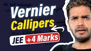 Vernier Callipers JEE Mains Questions PYQs Theory Numericals [upl. by Ahtnamys]