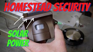 Homestead Security  Emacros Solar Driveway Alarm by Hosmart [upl. by Anicul]