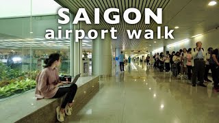 Ho Chi Minh City Airport Walk  Tan Son Nhat International Airport  Saigon Vietnam Tour [upl. by Ase]