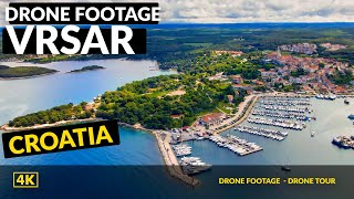 VRSAR KROATIEN  CROATIA  ISTRIA  DRONE VIDEO  4K [upl. by Lawtun957]