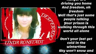 LINDA RONSTADT 💥 DESPERADO with lyrics [upl. by Tepper]