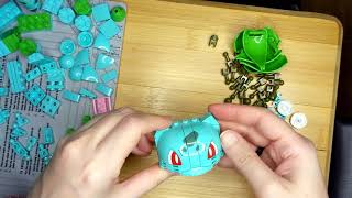 Bulbasaur MEGA Construx Assembly [upl. by Adrell]