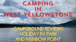 Camping in West Yellowstone  Holiday RV Park and Rainbow Point rvtravel [upl. by Preston320]