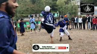 Gatka full demo  High school kunian poonch  Sikh martial art ❤️⚔️Religiousvideos [upl. by Mis503]