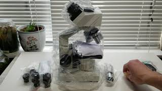 Omax 40x  2000x Microscope Unboxing amp Review [upl. by Yssirhc692]