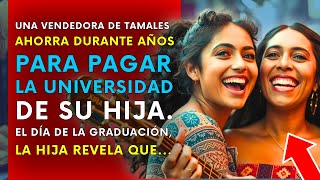 VENDEDORA DE TAMALES AHORRA PARA LA UNIVERSIDAD PERO EN GRADUACIÓN SU HIJA DESCUBRE UN SECRETO [upl. by Leinehtan]