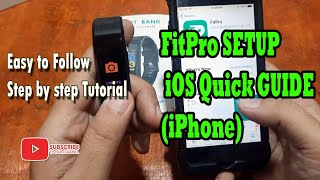 Fitpro Setup  Quick Guide in IOS iPhone [upl. by Alyk]