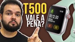 Smartwatch T500 Unboxing Review  Vale a pena mesmo Custo benefício  T500 [upl. by Ithnan397]