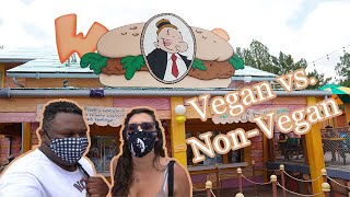 Wimpys Burger  Vegan amp nonvegan food review  Islands of Adventure  Universal Studios Orlando FL [upl. by Chauncey]