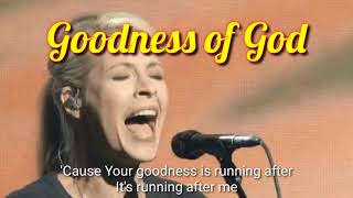 Goodness of God Bethel Music  ft Jenn Johnson Lyric Video [upl. by Edee456]