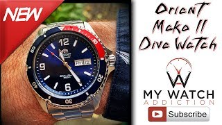 Orient Mako II Pepsi  Cheap Dive Watch Review [upl. by Aivull750]