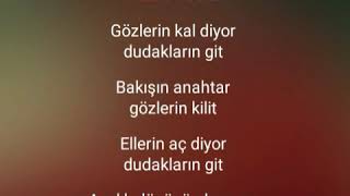 Duygusal Karaoke Şiir Gözlerin Kal Diyor [upl. by Rotberg]