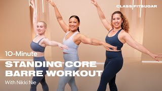 10Minute Standing Core Barre Workout [upl. by Walls566]