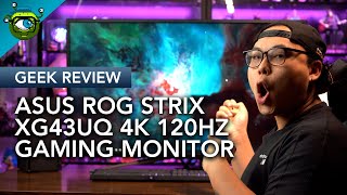 43inch 4K 120Hz ConsoleReady Gaming Display  ASUS ROG Strix XG43UQ [upl. by Salesin]