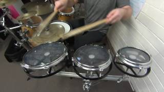 6quot 8quot 10quot rototoms sound test demo review sample tuning drums roto tom toms [upl. by Acissj]