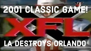 2001 XFL Retro Football Classic  Los Angeles DESTROYS Orlando with commercials 🏈📼📺😎 [upl. by Nivej]