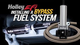 Installing a Return Style Fuel System and Brushless Fuel Pump [upl. by Enirol]