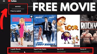 How to Watch Movies on YouTube For Free legally 2023 Free with Ads [upl. by Notserk]