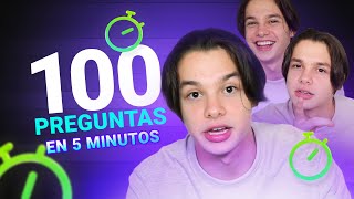 100 preguntas en 5 minutos con Emi Velarde [upl. by Odlaniger914]