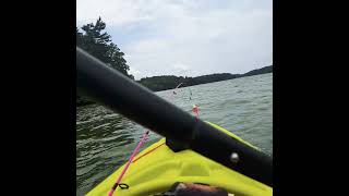 Kayaking Mogadore Reservoir fishing kayaking water réservoir ohiostateparks workout [upl. by Thorncombe648]