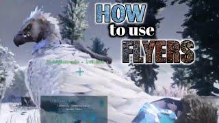 HOW TO USE FLYERS  Ark Survival Evolved Genesis Dlc [upl. by Merriott]