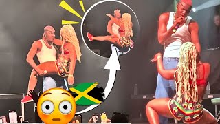 RUGER Calls Jamaican Dancer on Stage and this Happened MUST WATCH [upl. by Ailegnave951]