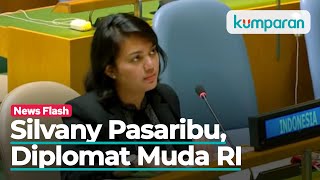 Silvany Pasaribu Diplomat Muda RI yang ‘Lawan’ Tuduhan Vanuatu Soal Papua di Sidang Umum PBB [upl. by Ab]