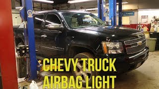 Airbag Light On Chevy Crash Sensor Replacement [upl. by Ilagam]