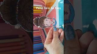 Paint Skin So Easy🌈🧑‍🦰🎨✨ painting coloring skincolor skincolour soeasy paintingtools paint [upl. by Ji]